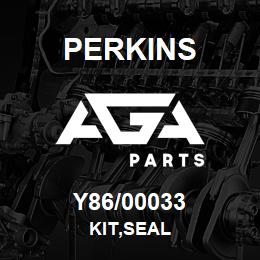 Y86/00033 Perkins KIT,SEAL | AGA Parts