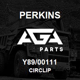 Y89/00111 Perkins CIRCLIP | AGA Parts