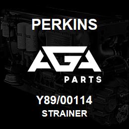 Y89/00114 Perkins STRAINER | AGA Parts