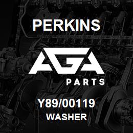 Y89/00119 Perkins WASHER | AGA Parts