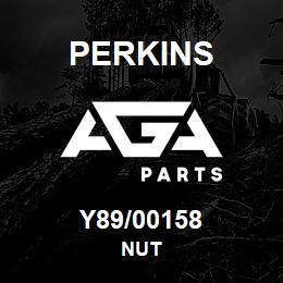 Y89/00158 Perkins NUT | AGA Parts