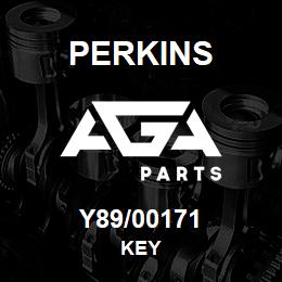 Y89/00171 Perkins KEY | AGA Parts