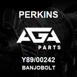 Y89/00242 Perkins BANJOBOLT | AGA Parts