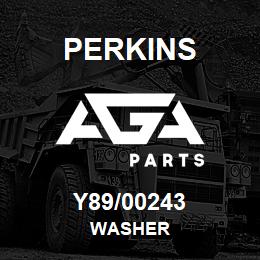 Y89/00243 Perkins WASHER | AGA Parts