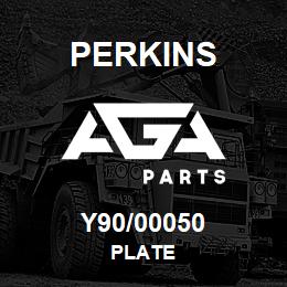 Y90/00050 Perkins PLATE | AGA Parts