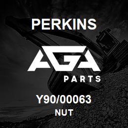 Y90/00063 Perkins NUT | AGA Parts