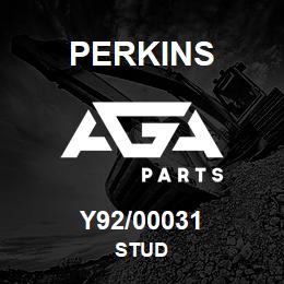 Y92/00031 Perkins STUD | AGA Parts