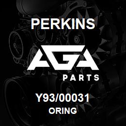 Y93/00031 Perkins ORING | AGA Parts