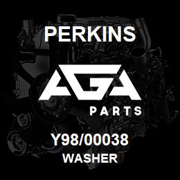 Y98/00038 Perkins WASHER | AGA Parts