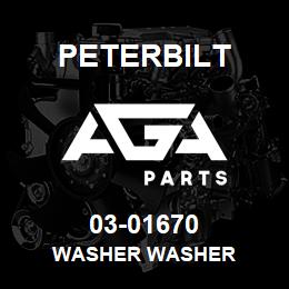 03-01670 Peterbilt WASHER WASHER | AGA Parts