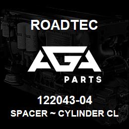 122043-04 Roadtec SPACER ~ CYLINDER CLEVIS | AGA Parts