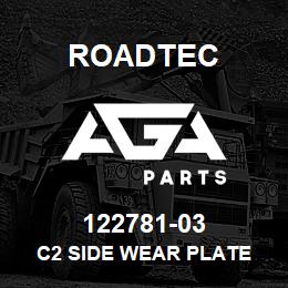 122781-03 Roadtec C2 SIDE WEAR PLATE | AGA Parts