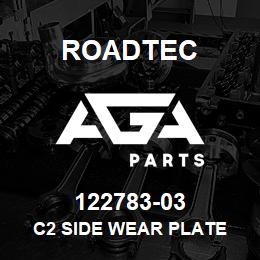 122783-03 Roadtec C2 SIDE WEAR PLATE | AGA Parts