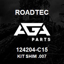 124204-C15 Roadtec KIT SHIM .007 | AGA Parts