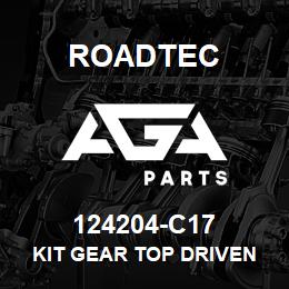 124204-C17 Roadtec KIT GEAR TOP DRIVEN 59 TOOTH | AGA Parts