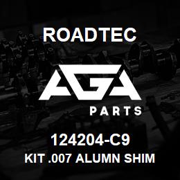 124204-C9 Roadtec KIT .007 ALUMN SHIM | AGA Parts