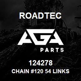 124278 Roadtec CHAIN #120 54 LINKS W/MASTER LINK | AGA Parts