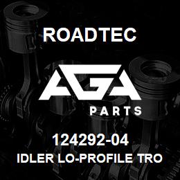 124292-04 Roadtec IDLER LO-PROFILE TROUGHING RUBBER | AGA Parts