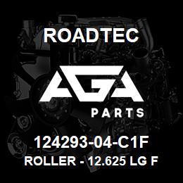 124293-04-C1F Roadtec ROLLER - 12.625 LG FLAT RUBBER | AGA Parts