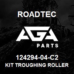 124294-04-C2 Roadtec KIT TROUGHING ROLLER END CLIPS | AGA Parts