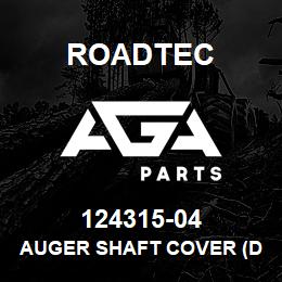 124315-04 Roadtec AUGER SHAFT COVER (DRILLED CASTING) | AGA Parts