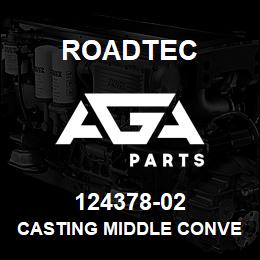 124378-02 Roadtec CASTING MIDDLE CONVEYOR LINER | AGA Parts