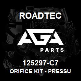 125297-C7 Roadtec ORIFICE KIT - PRESSURE CARTRIDGE | AGA Parts