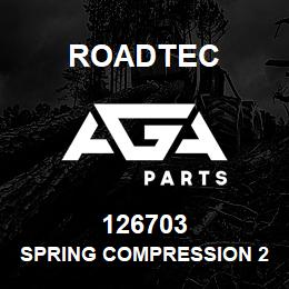 126703 Roadtec SPRING COMPRESSION 2"LG | AGA Parts