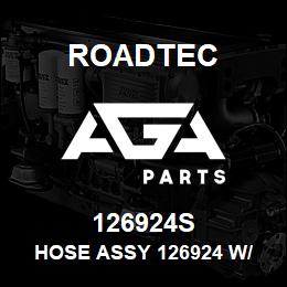 126924S Roadtec HOSE ASSY 126924 W/ SLEEVE | AGA Parts