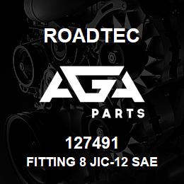 127491 Roadtec FITTING 8 JIC-12 SAE 90 | AGA Parts