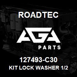 127493-C30 Roadtec KIT LOCK WASHER 1/2 MEDIUM DUTY | AGA Parts