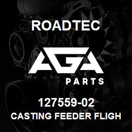 127559-02 Roadtec CASTING FEEDER FLIGHT BAR(DRILLED | AGA Parts