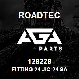 128228 Roadtec FITTING 24 JIC-24 SAE 45 DEG.EL | AGA Parts