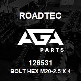 128531 Roadtec BOLT HEX M20-2.5 X 45 10.9 933 | AGA Parts