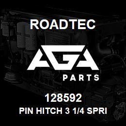 128592 Roadtec PIN HITCH 3 1/4 SPRING TYPE | AGA Parts