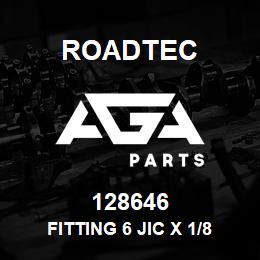 128646 Roadtec FITTING 6 JIC X 1/8 NPT ST.STEEL | AGA Parts