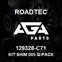 129328-C71 Roadtec KIT SHIM 005 Q-PACK 50 PCS. | AGA Parts