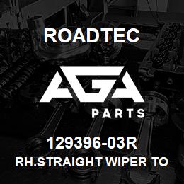 129396-03R Roadtec RH.STRAIGHT WIPER TOOTH WELDMENT | AGA Parts