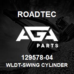 129578-04 Roadtec WLDT-SWING CYLINDER PIN | AGA Parts