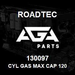 130097 Roadtec CYL GAS MAX CAP 120 PSI 36.3"LG | AGA Parts