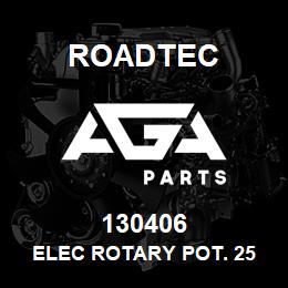 130406 Roadtec ELEC ROTARY POT. 25 WATT/100 OHM | AGA Parts