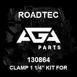 130864 Roadtec CLAMP 1 1/4" KIT FOR 3/4 HP HOSE | AGA Parts