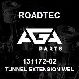 131172-02 Roadtec TUNNEL EXTENSION WELDMENT | AGA Parts