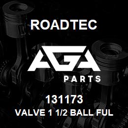 131173 Roadtec VALVE 1 1/2 BALL FULL FLOW | AGA Parts