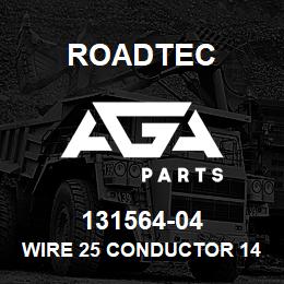 131564-04 Roadtec WIRE 25 CONDUCTOR 14 GAUGE | AGA Parts