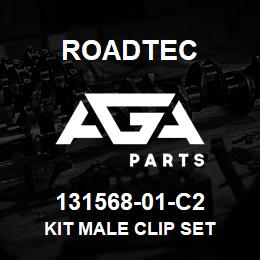 131568-01-C2 Roadtec KIT MALE CLIP SET | AGA Parts