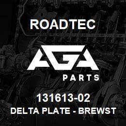 131613-02 Roadtec DELTA PLATE - BREWSTER | AGA Parts