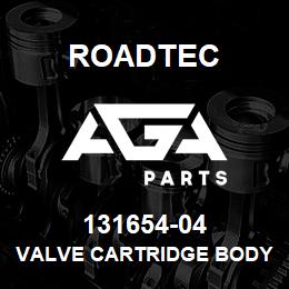 131654-04 Roadtec VALVE CARTRIDGE BODY-SAE #8 PORTS | AGA Parts