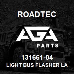 131661-04 Roadtec LIGHT BUS FLASHER LAMP (AMBER) | AGA Parts