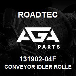 131902-04F Roadtec CONVEYOR IDLER ROLLER - FLAT | AGA Parts